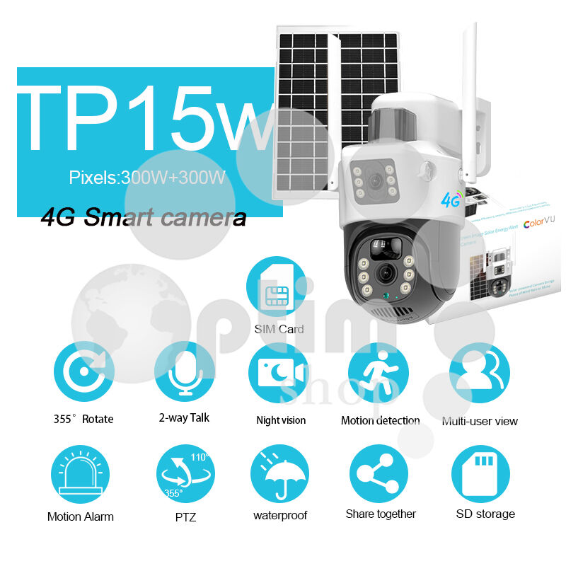 Камера видеонаблюдения TP15-4G white, склад Китай